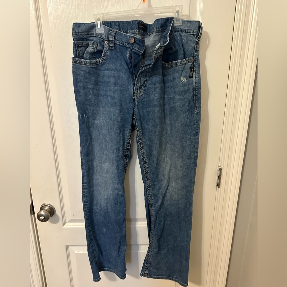 Men’s Silver Jeans
